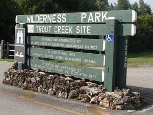 Trout Creek Park entrance